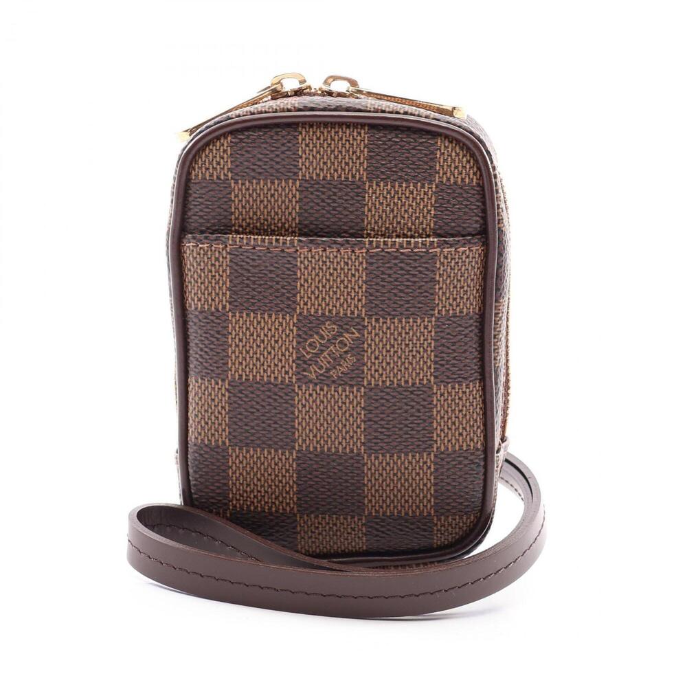 Louis Vuitton Etui Okapi PM Handbag/Pouch, Leather, Damier Pattern, Women's, ...